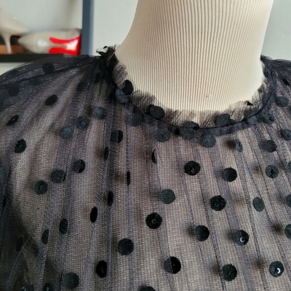 MIGNON black cocktail sheath dress vintage - Picture 4 of 12